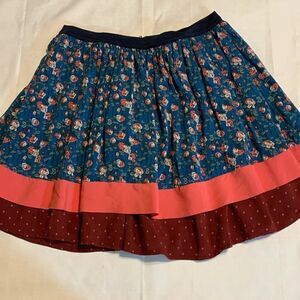 Matilda Jane Size 12 floral layered youth skirt